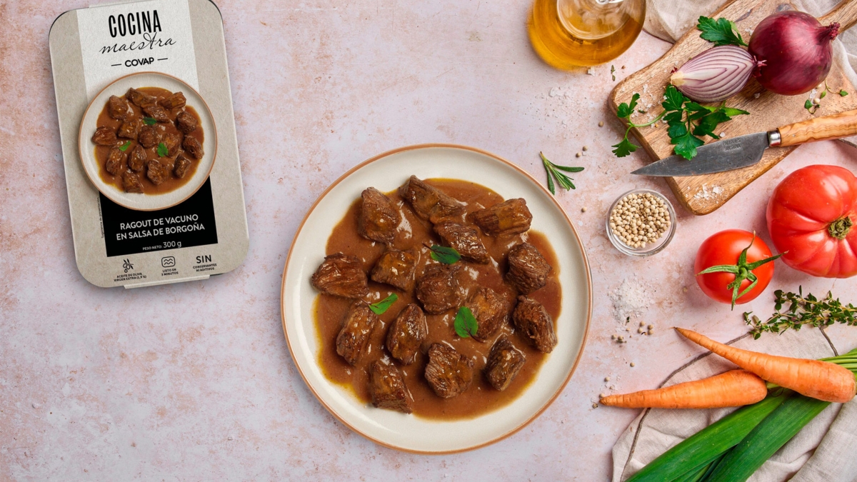 COVAP lanza platos preparados de carne de vacuno y cerdo ibérico de bellota