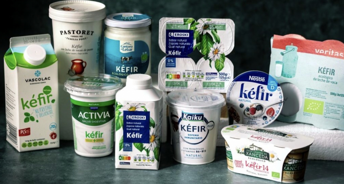 El mercado del kéfir en España asciende a 145 millones de euros, con un avance del 71% en volumen en 2025