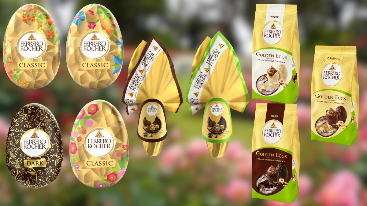 Ferrero y Kinder lanzan nuevos formatos y ediciones especiales de chocolate para Pascua