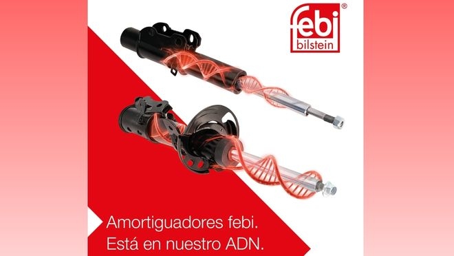 febi amplía su portfolio con más de medio millar de amortiguadores para turismos y vehículos comerciales ligeros