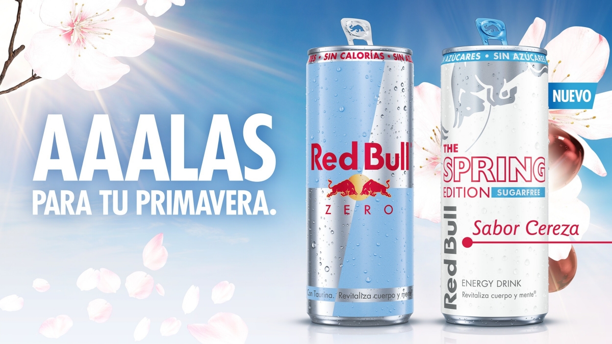 Red Bull lanza Spring Edition de cereza sin azúcar