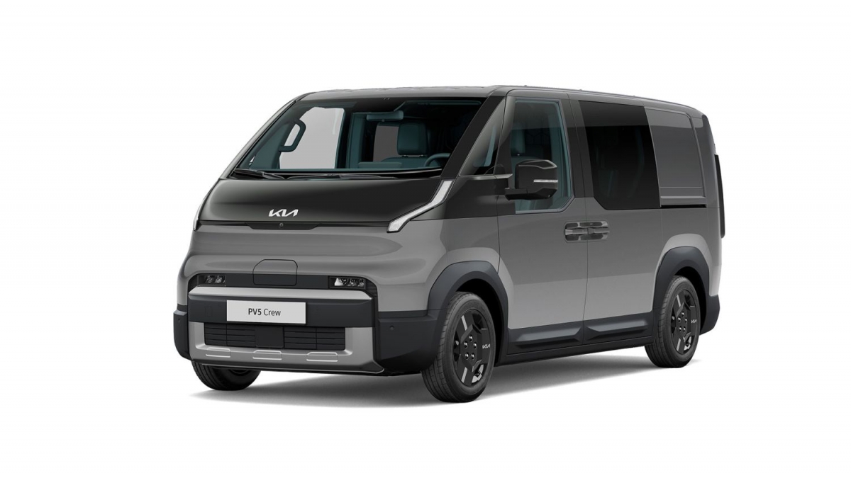 Kia amplía su gama PBV con el nuevo PV5 Crew Van, una solución flexible para transporte mixto