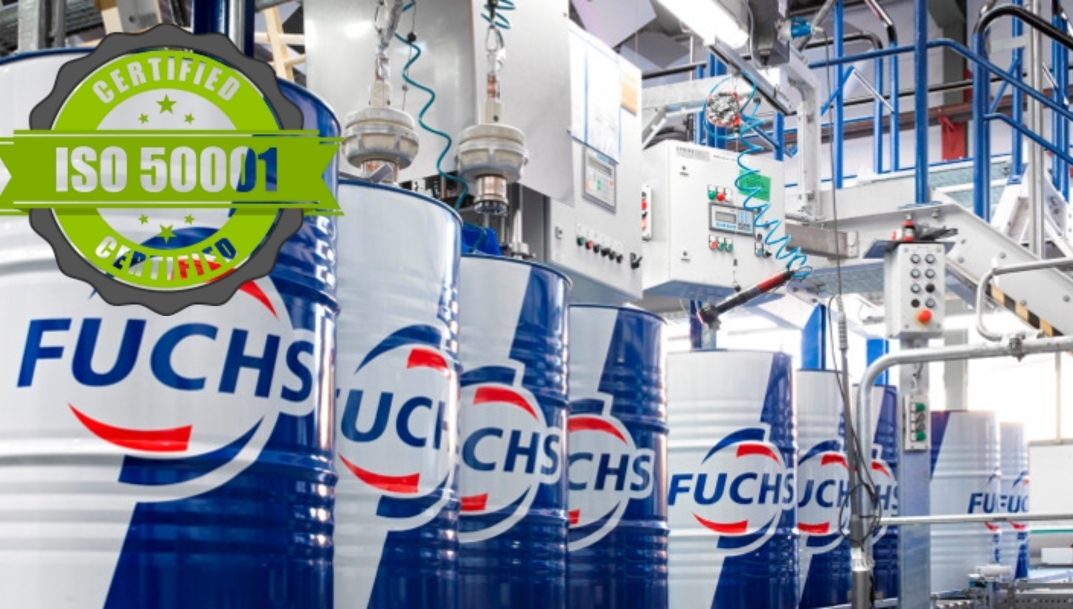 Fuchs Lubricantes obtiene la certificación ISO 50001 en Gestión de la Energía