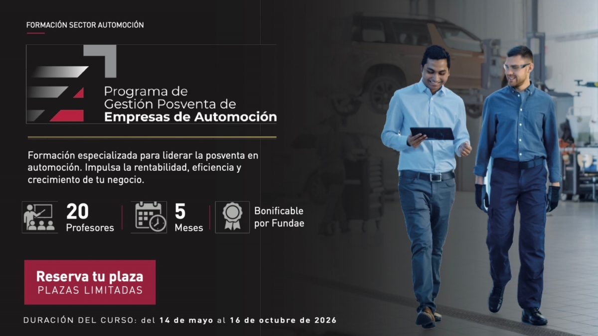 Nueva edición del Programa Gestión Posventa (PGPV) en empresas de automoción de 360º Business School