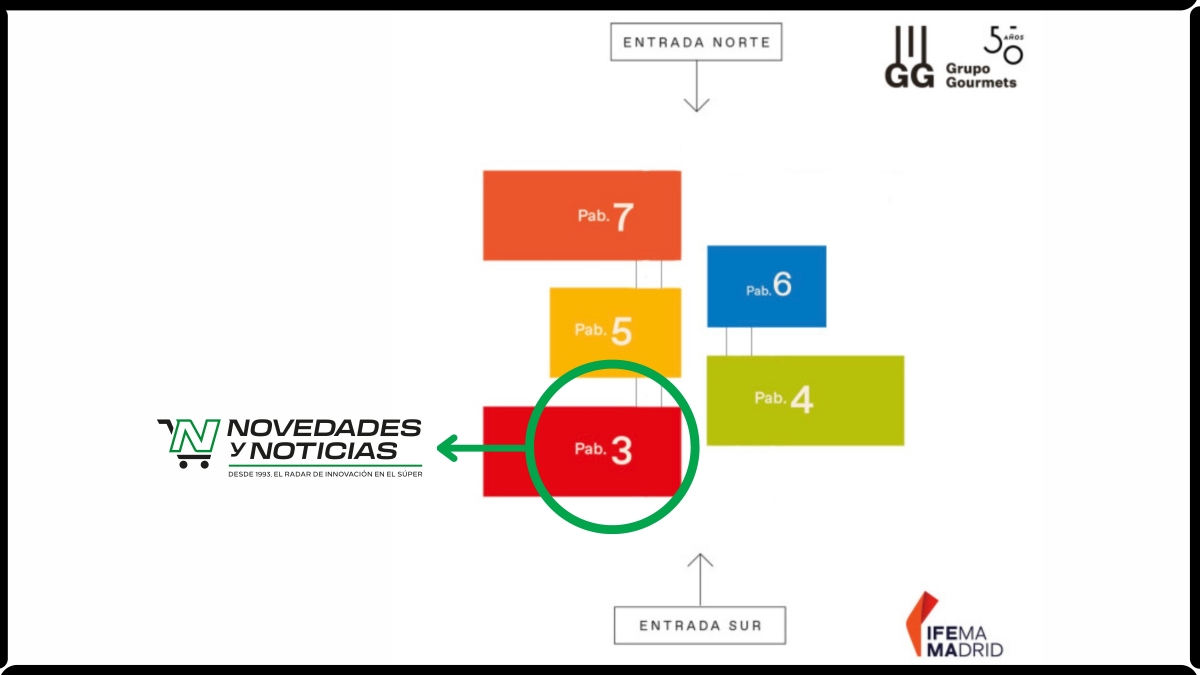 El stand de Novedades y Noticias está ubicado en el Pabellón 3. Stand 3F31.