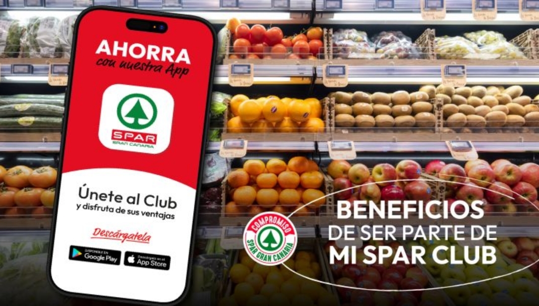 Spar Gran Canaria presenta una app que da acceso a folletos, descuentos y al historial de compras