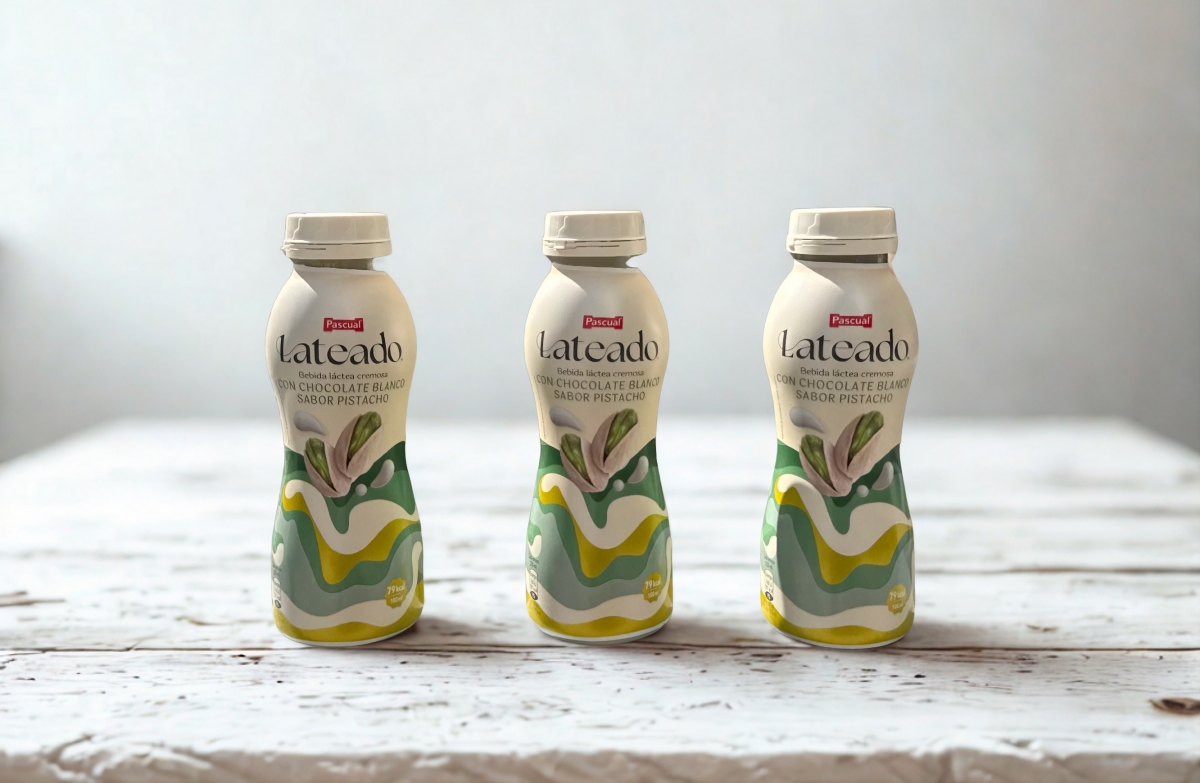 La nueva bebida sabor pistacho de Pascual Lateado