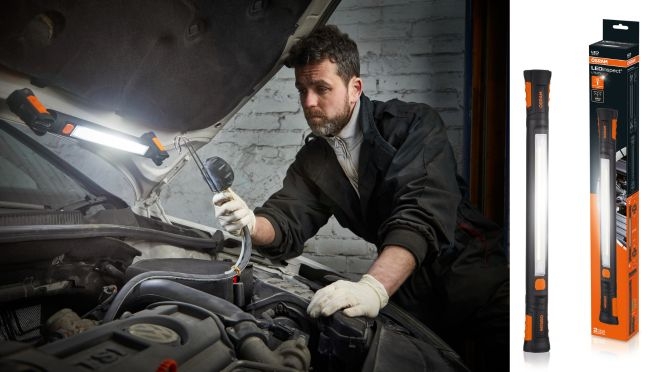 Osram incorpora tres lámparas de inspección para mejorar la visibilidad del mecánico al levantar el capó