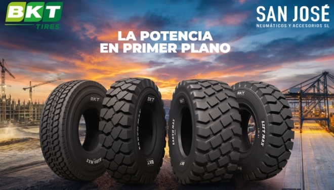 BKT presenta sus neumáticos de última generación en Smopyc 2026 de la mano de San José Neumáticos