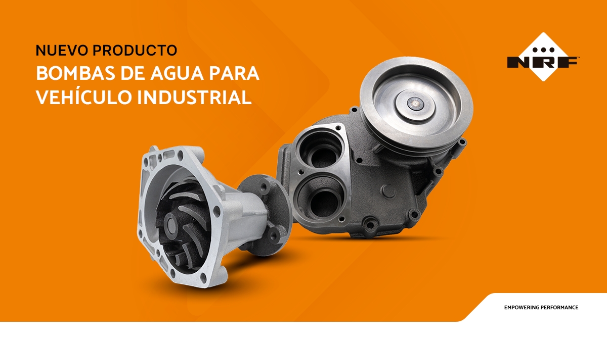 NRF entra en el mercado de bombas de agua para V.I. con una oferta inicial de 50 referencias para más de 500 aplicaciones