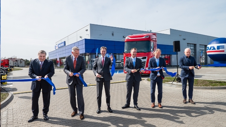 DAF inaugura un centro de camiones usados en Varsovia con una selección de unos 500 vehículos