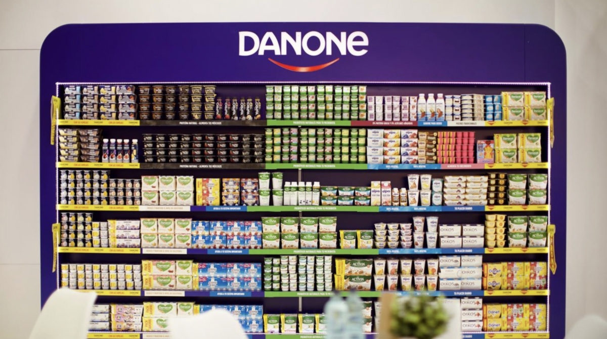 Danone factura 13.936 millones en el primer semestre, un 1,4% más