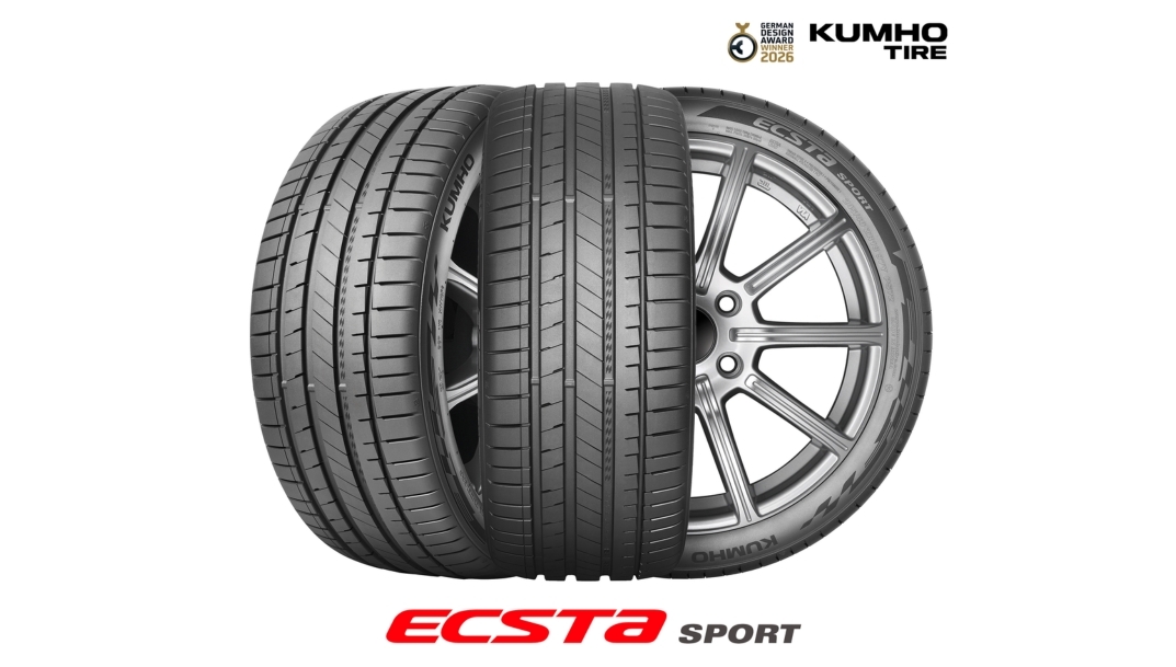 Kumho Tire gana el German Design Award 2026 con su neumático Ecsta Sport