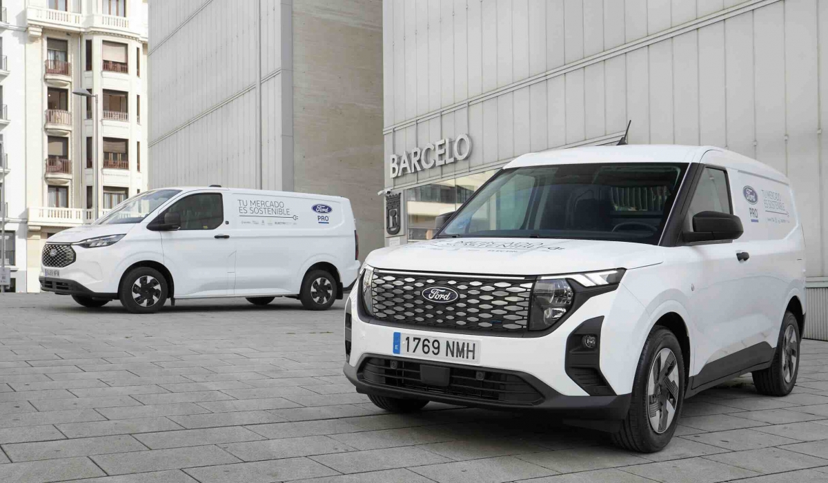 Ford E-Transit Custom y Ford E-Transit Courier son los vehículos prestados.