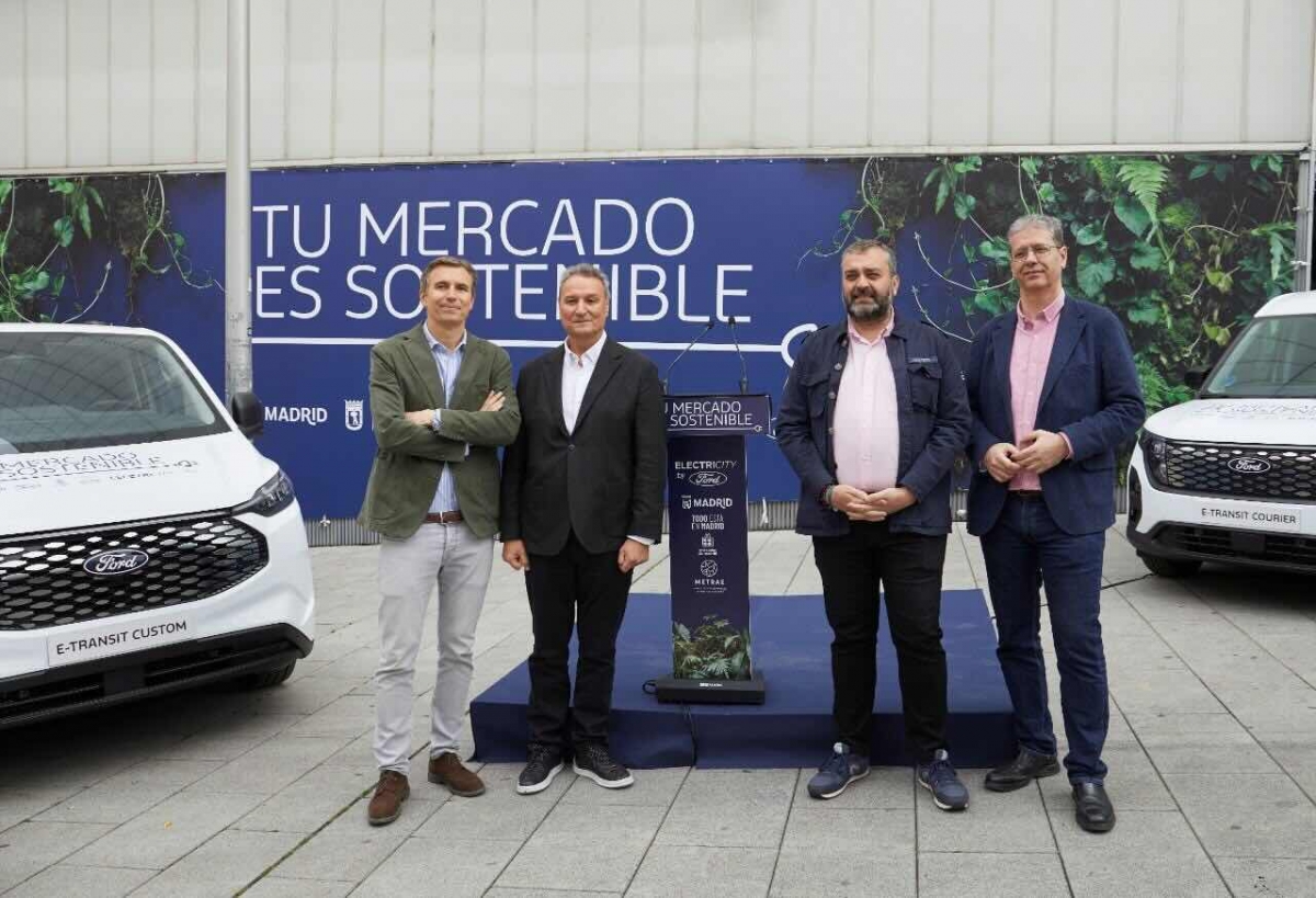 Ford impulsa la electrificación del reparto en los mercados de Madrid