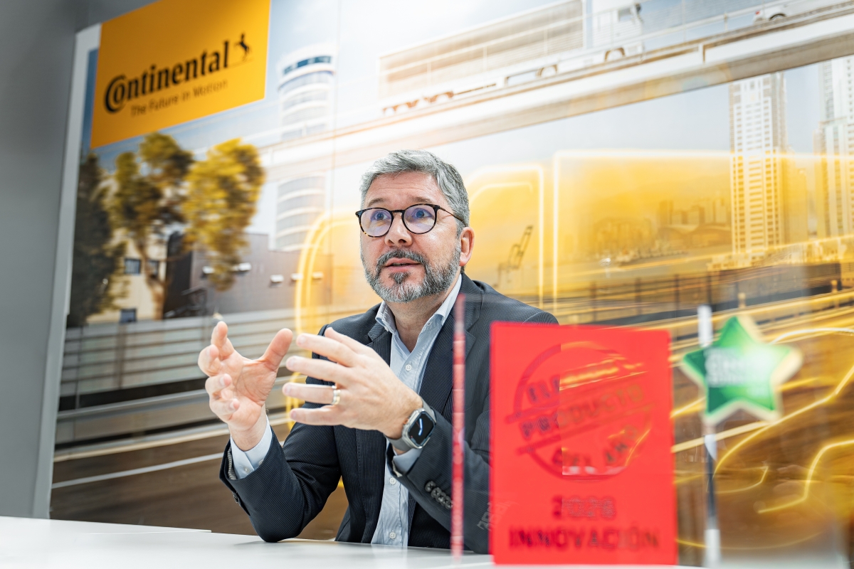 Pedro Teixeira, en un momento de la entrevista.