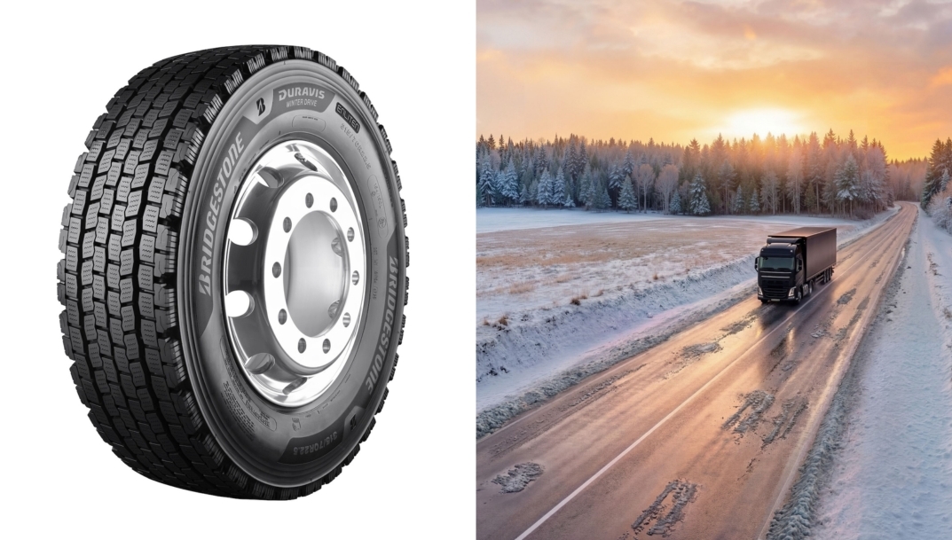 Bridgestone amplía su catálogo con el nuevo neumático Duravis Winter Drive para camiones