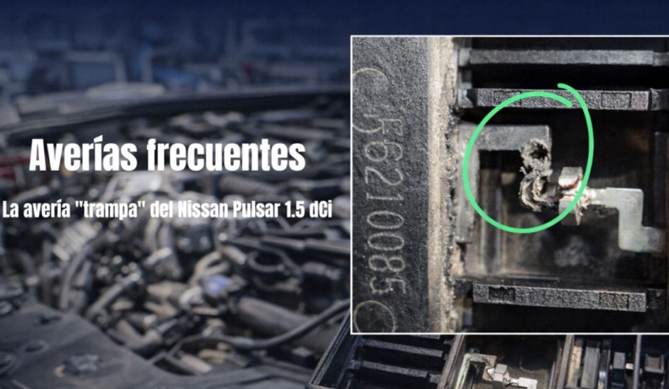 La avería trampa en el Nissan Pulsar 1.5 dCi, que alerta sobre el relé de los calentadores, pero afecta al fusible de alimentación