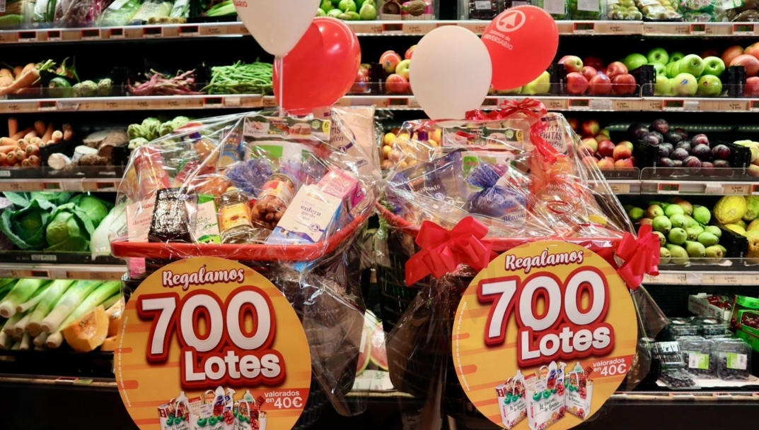 Spar Gran Canaria regala 700 lotes de productos de marca propia entre sus clientes