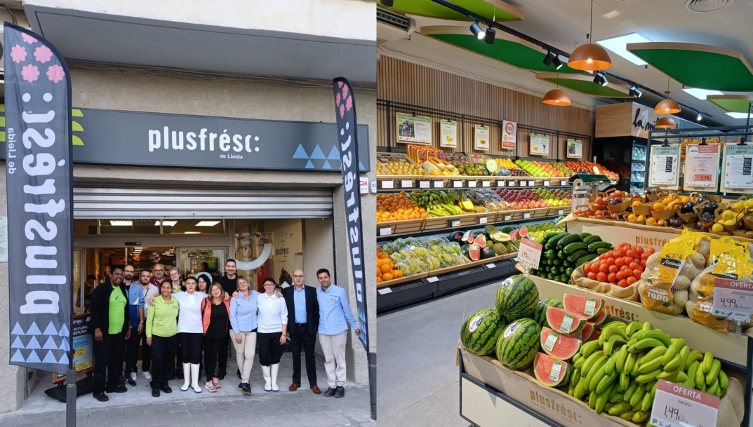 Plusfresc abre su renovada tienda de Tremp (Lleida), un local con más de 43 años