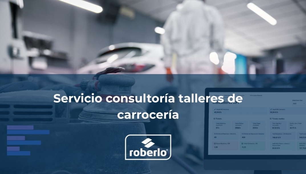 Roberlo pone en marcha un servicio de consultoría para talleres de carrocería de España y Portugal