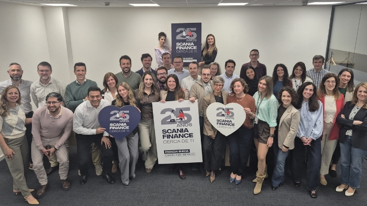 Scania Finance cumple 25 años: 