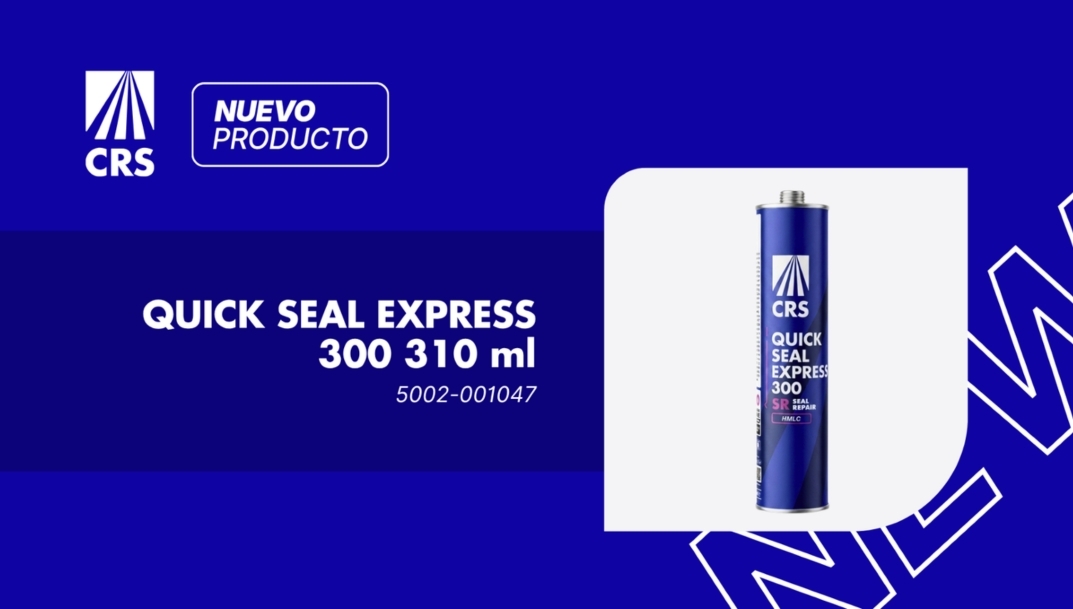 CRS presenta su nuevo adhesivo Quick Seal Express 300 para pegado de lunas