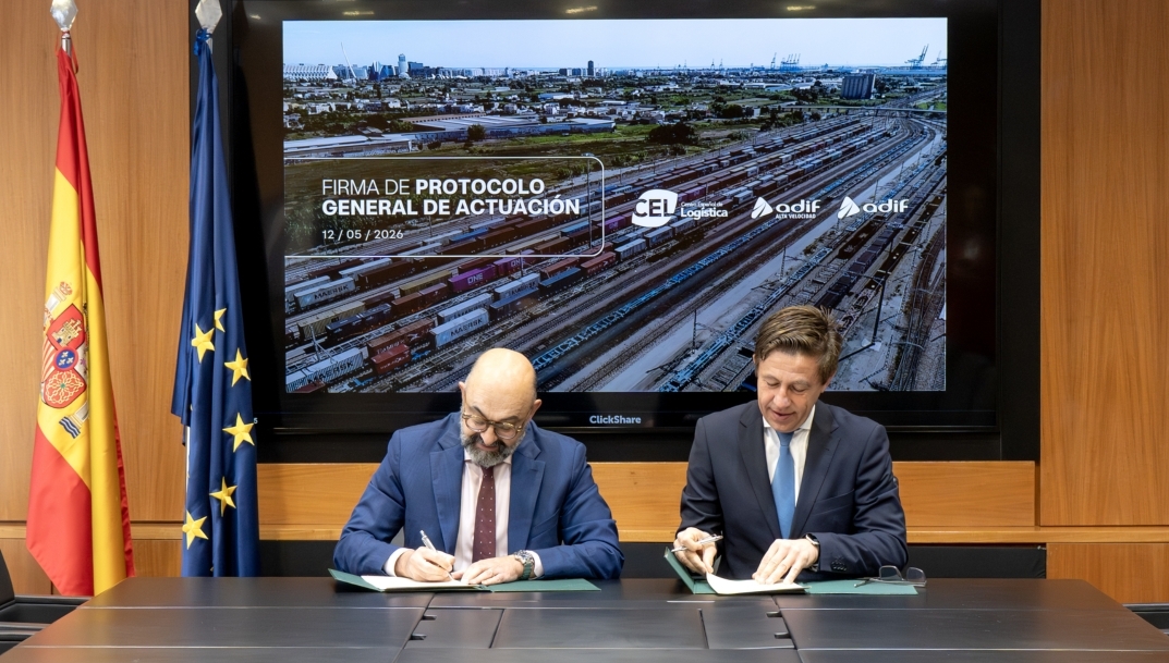 Adif y el Centro Español de Logística impulsan el uso del ferrocarril en las cadenas de suministro