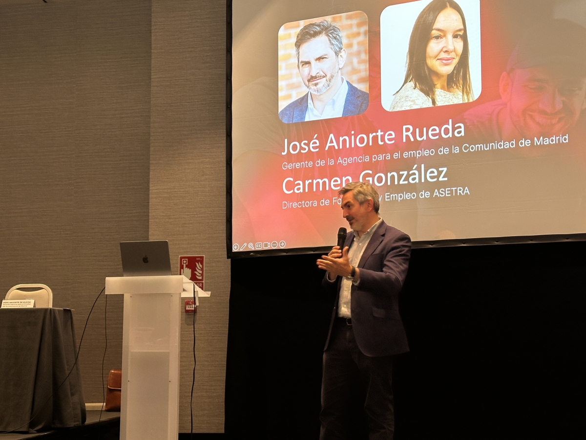 José Antonio Aniorte Rueda, gerente de la agencia para el empleo del Ayuntamiento de Madrid.