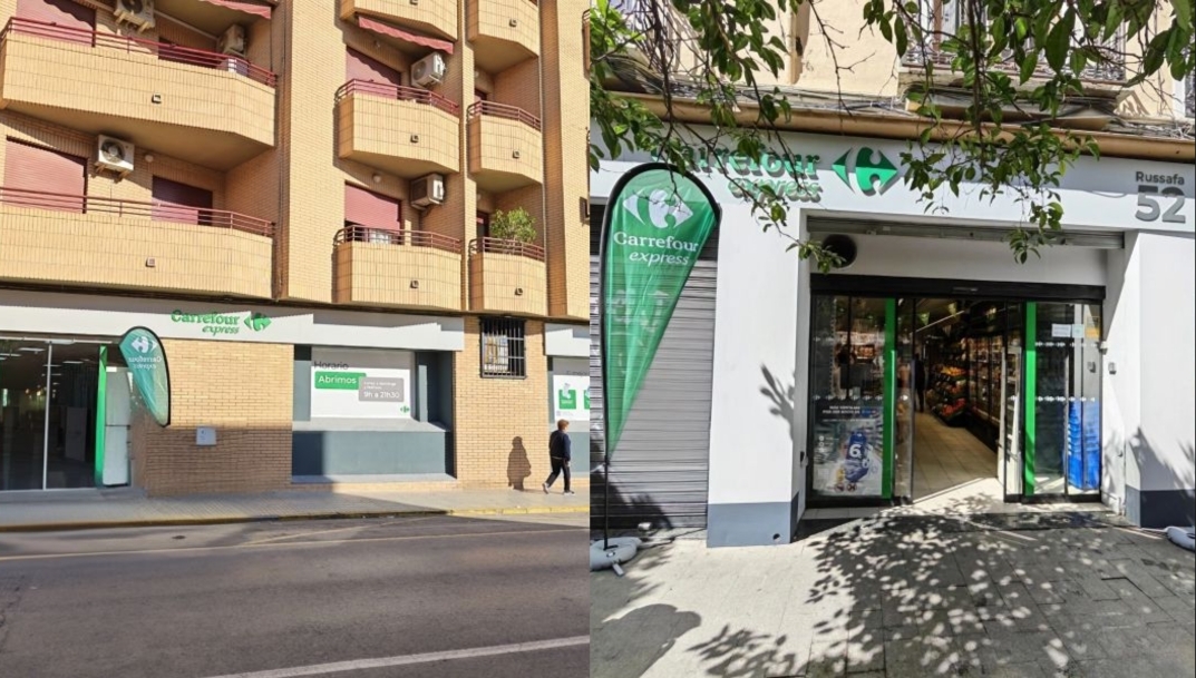 Carrefour abre dos tiendas Express en Paiporta y Ruzafa, Valencia