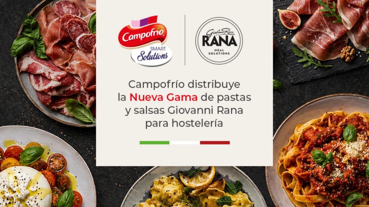 Campofrío Smart Solutions amplía su catálogo para hostelería con las pastas y salsas de Giovanni Rana