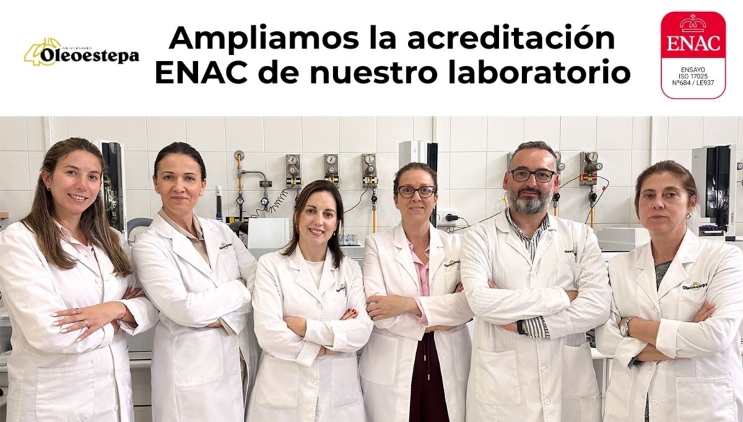 Oleoestepa amplía la acreditación ENAC de su laboratorio según la norma ISO 17025