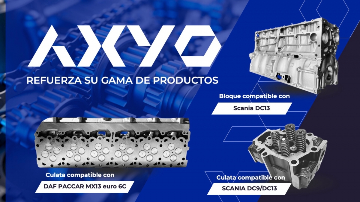AXYO pisa fuerte en vehículo industrial