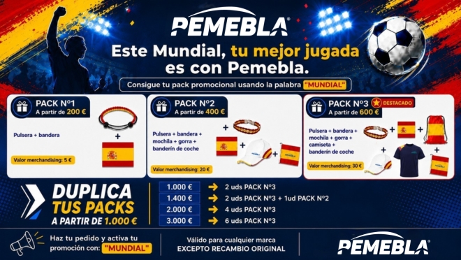 Pemebla pone en marcha una promoción para talleres con la que animar a la selección española en el Mundial 