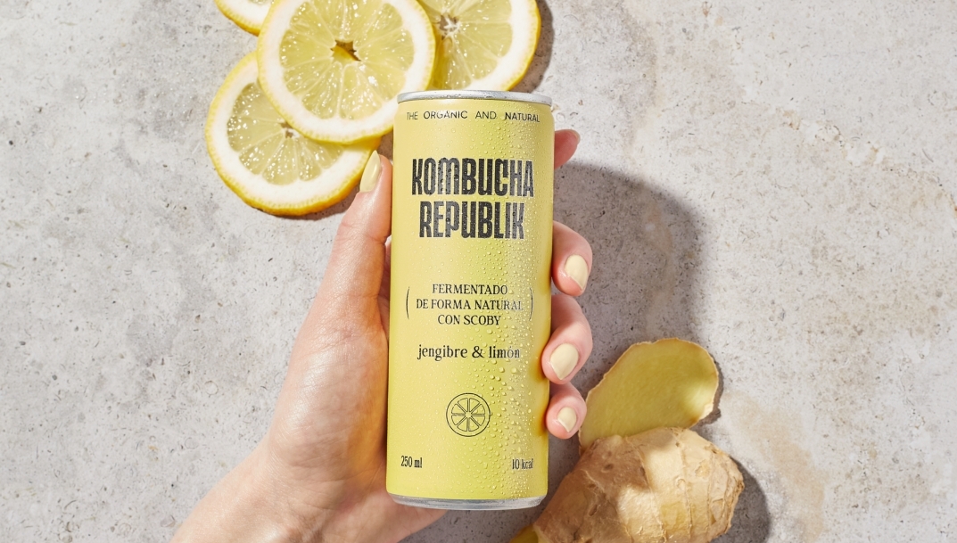 Kombucha Republik presenta su formato en lata de aluminio