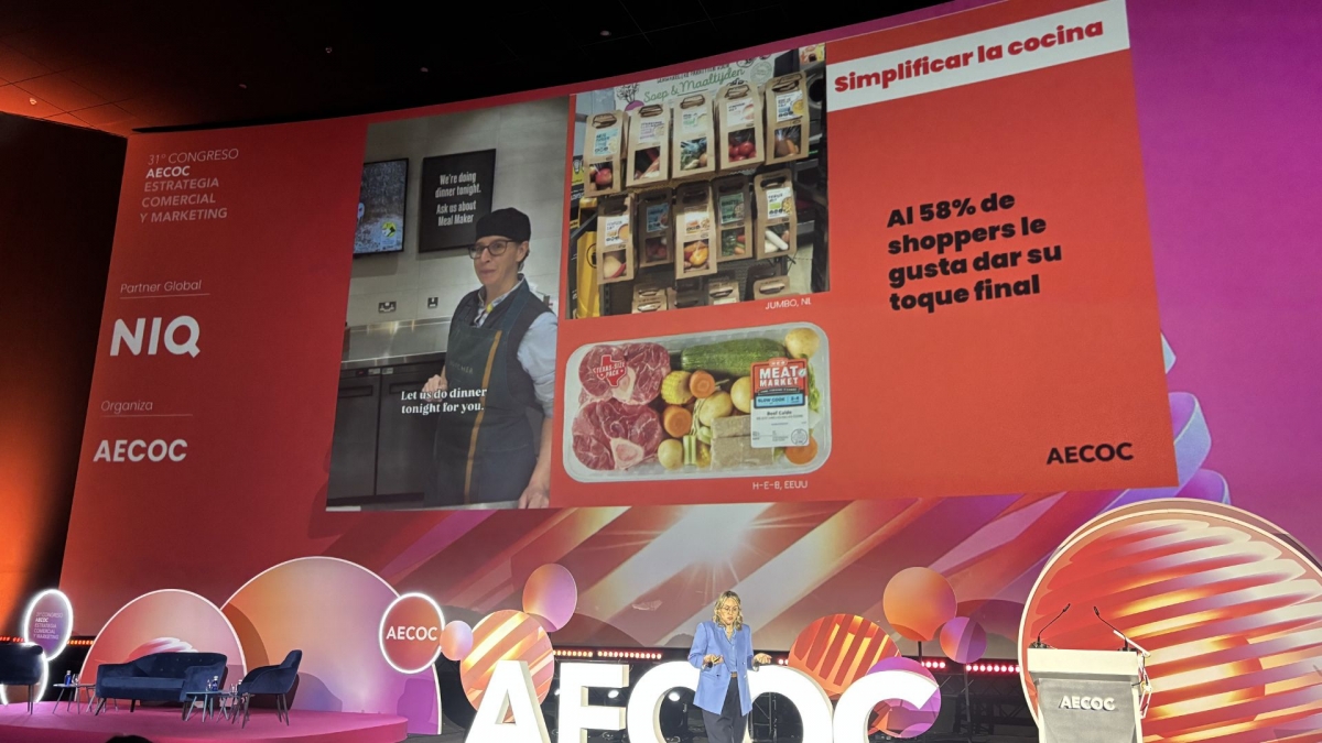 Maite Echeverria, Responsable Customer Management AECOC, durante el 31 Congreso AECOC de Estrategia Comercial y Marketing.