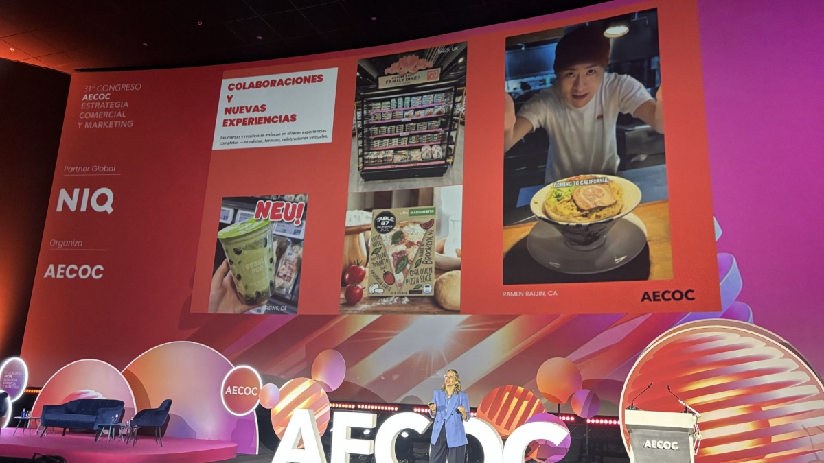 Maite Echeverria, Responsable Customer Management AECOC, durante el 31 Congreso AECOC de Estrategia Comercial y Marketing.