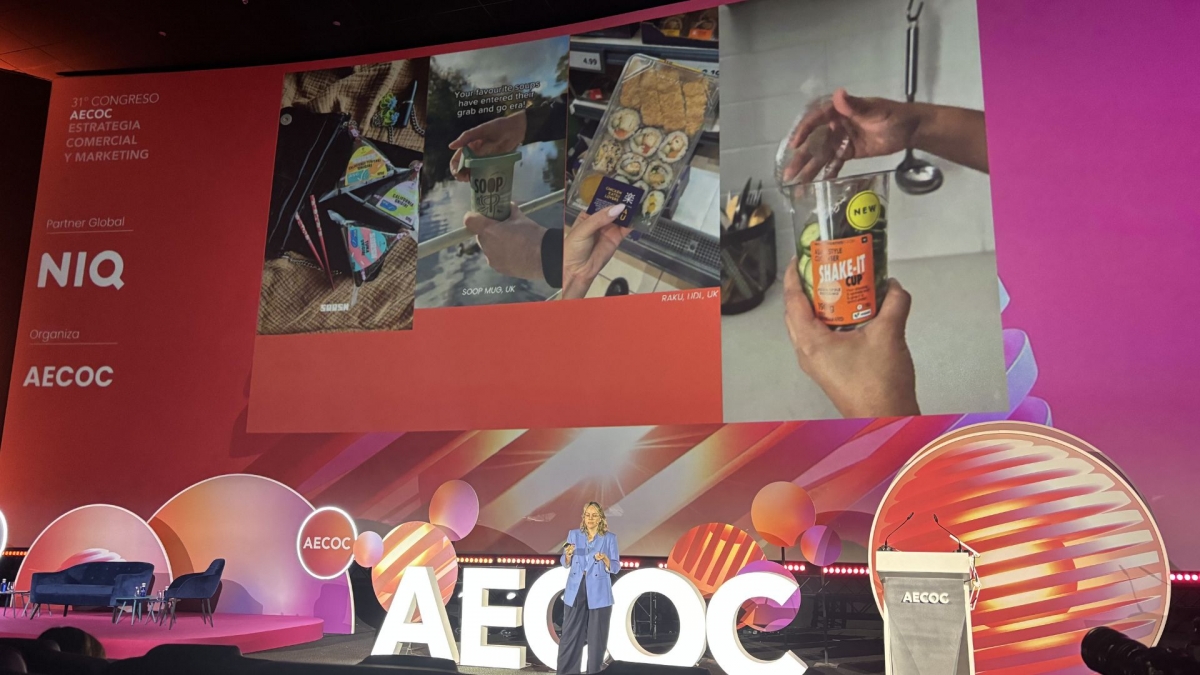 Maite Echeverria, Responsable Customer Management AECOC, durante el 31 Congreso AECOC de Estrategia Comercial y Marketing.