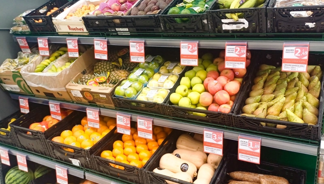 Frutería del nuevo Mi Alcampo.