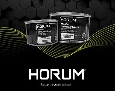 Dos nuevas masillas HORUM para un repintado más eficiente y versátil
