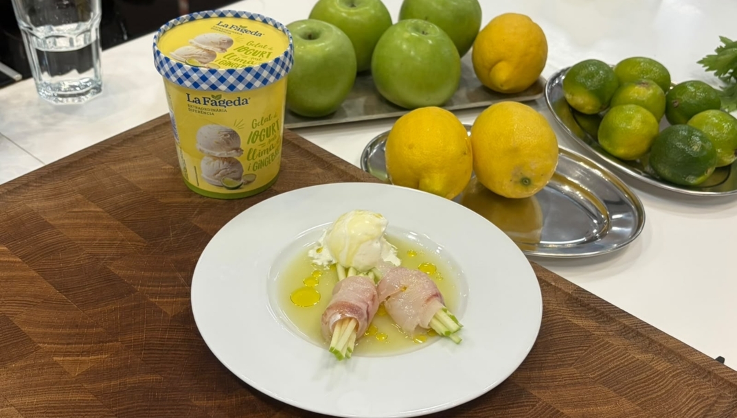 La Fageda presenta dos nuevas referencias de helados: yogur con pistacho y yogur con lima y jengibre