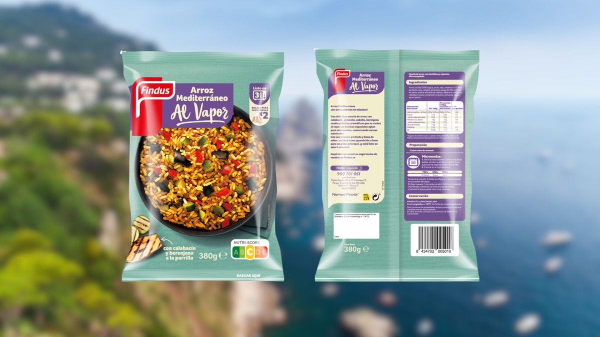 Findus lanza Arroz Mediterráneo, su nuevo arroz al vapor listo en 3 minutos