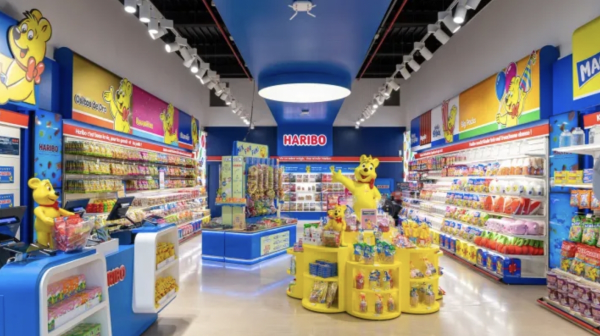 Tienda de fábrica de Haribo, canal que representa cerca del 1% de sus ventas.