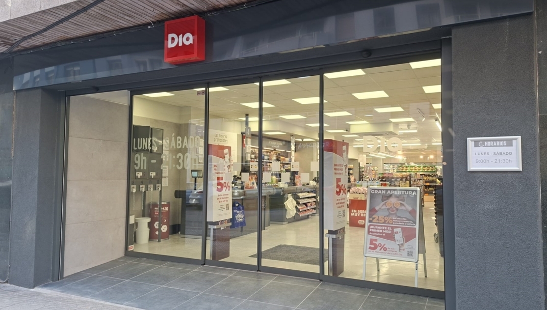 Dia abre nuevas tiendas en Asturias, Toledo y Barcelona y gana 1.300 m2 de superficie comercial