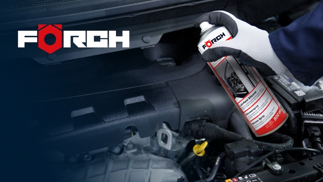 Förch presenta S420, su spray de silicona para lubricación y protección en mantenimiento de vehículos y taller