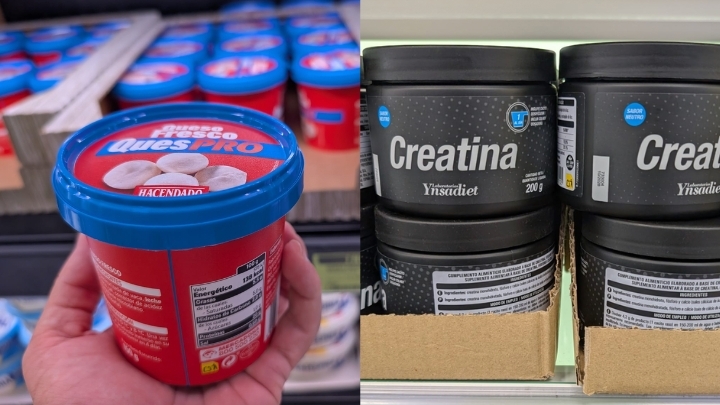 Mercadona apunta a los consumidores 'fit' con dos novedades: creatina y queso fresco alto en proteínas