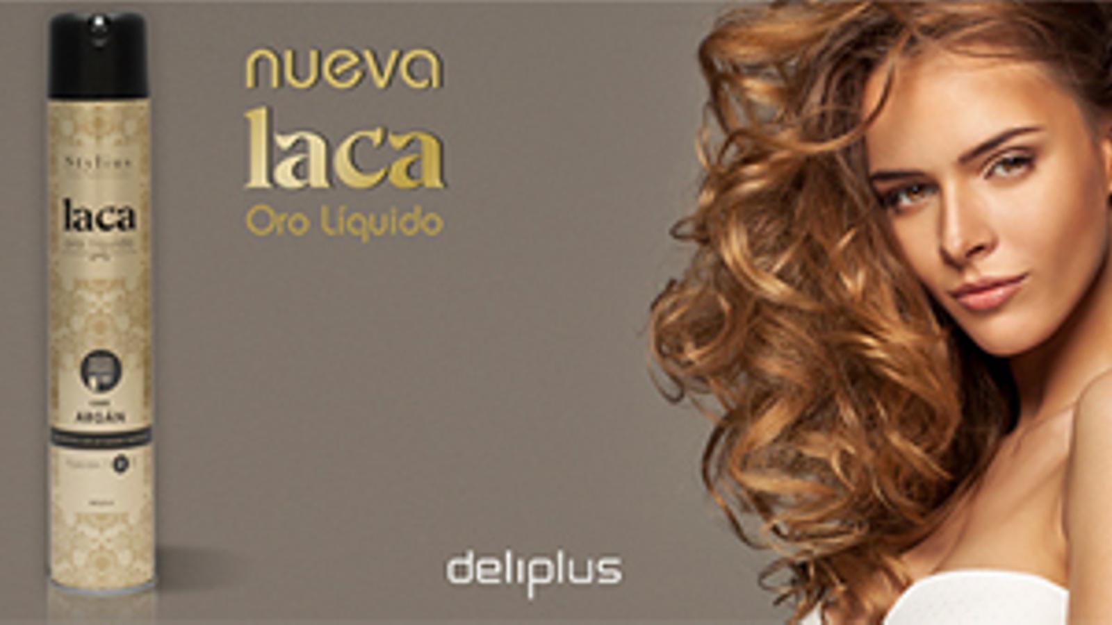 Laca Oro Líquido de Deliplus con extracto de Argán