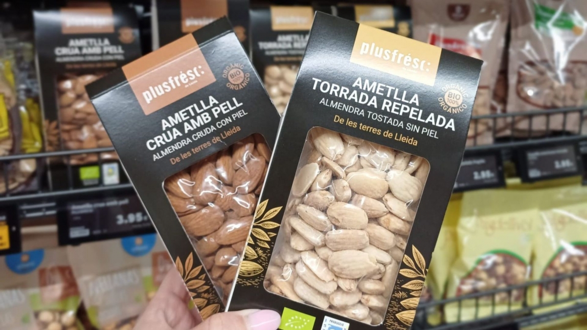 Nuevas referencias de almendras de Plusfresc.