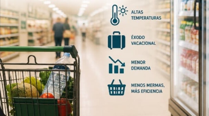La distribución alimentaria revisa casi a diario sus previsiones de compra para equilibrar disponibilidad, rentabilidad y control de las mermas en las categorías más sensibles.