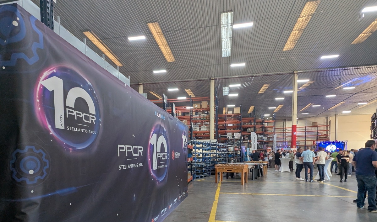 La placa de PPCR en Seseña Nuevo (Toledo), sede del evento de celebración del décimo aniversario de PPCR.